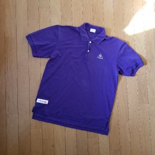 ルコックスポルティフ(le coq sportif)の最終値下げ❕L【le coq sportif】ポロシャツ☆紫☆同梱で350円！(ポロシャツ)