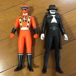 バンダイ(BANDAI)のトッキュウジャー  6号 & 敵 ソフビ フィギュア セット(特撮)