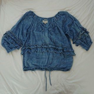 デニムアンドサプライラルフローレン(Denim & Supply Ralph Lauren)のフリルブラウス(シャツ/ブラウス(長袖/七分))