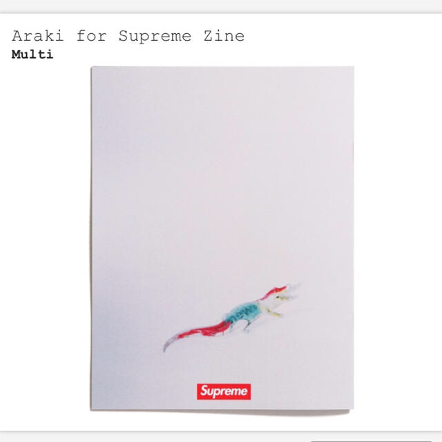 Supreme(シュプリーム)のAraki for supreme zine 水原希子 荒木経惟 エンタメ/ホビーのエンタメ その他(その他)の商品写真