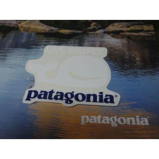 パタゴニア(patagonia)の廃番 patagonia LIVE SIMPLY クジラ ステッカー パタゴニア(その他)