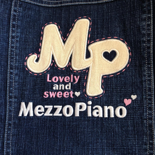 mezzo piano(メゾピアノ)の Mezzo Piano  デニムジャケット レディースのジャケット/アウター(Gジャン/デニムジャケット)の商品写真