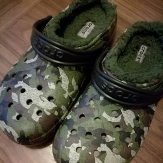 クロックス(crocs)のカモフラ　クロックス　21センチ(サンダル)