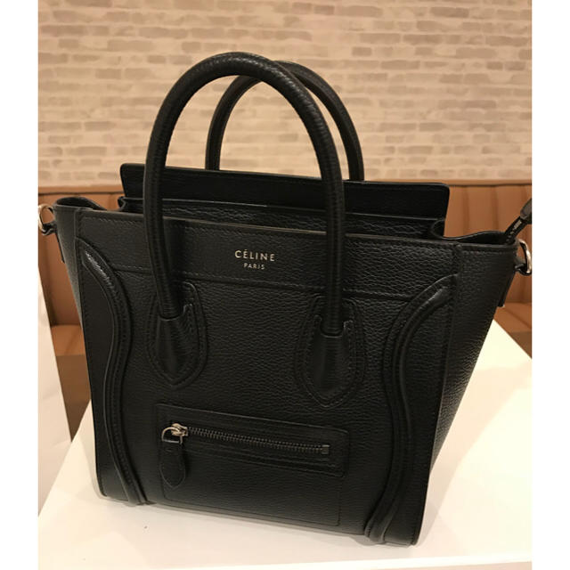 celine(セリーヌ)のセリーヌ ラゲージナノショッパー  正規品 極美品 レディースのバッグ(ショルダーバッグ)の商品写真