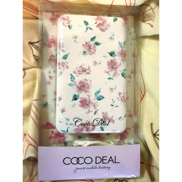 COCO DEAL(ココディール)のCOCODEAL ノベルティ モバイルバッテリー、ショッピングバッグ スマホ/家電/カメラのスマートフォン/携帯電話(バッテリー/充電器)の商品写真