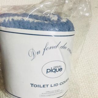 ジェラートピケ(gelato pique)の新品未使用 ジェラート ピケ トイレカバー ホーム 便座蓋カバー(トイレマット)