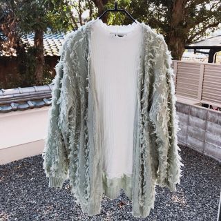 ダブルクローゼット(w closet)のフリンジ カーディガン(カーディガン)