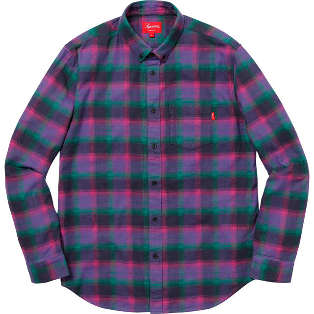 supreme Tartan Flannel Shirt 18ss ネルシャツ