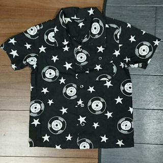 チャビーギャング(CHUBBYGANG)のチャビーギャング 柄シャツ 110サイズ(Tシャツ/カットソー)