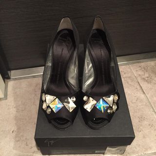 ジュゼッペザノッティデザイン(Giuseppe Zanotti Design)のザノッティ オープントゥパンプス(ハイヒール/パンプス)