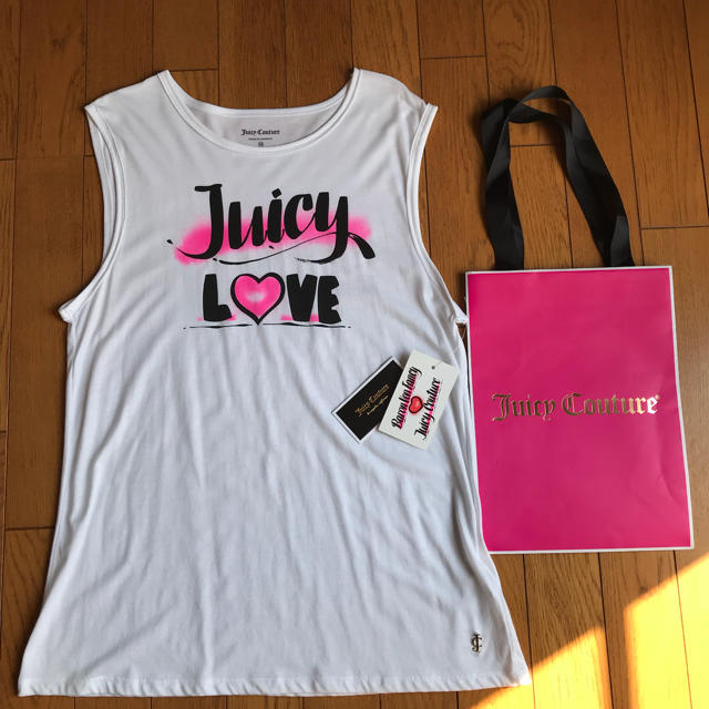 ★【新品タグ付】★【JUICY COUTURE】◆ショッパー付♪カットソー◆65cmショッパーで発送