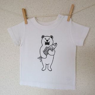 くまさん鮭さんTシャツとパンダくまさん2枚(Tシャツ/カットソー)