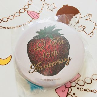 キューポット(Q-pot.)のQ-pot 15周年 缶バッジ(バッグチャーム)