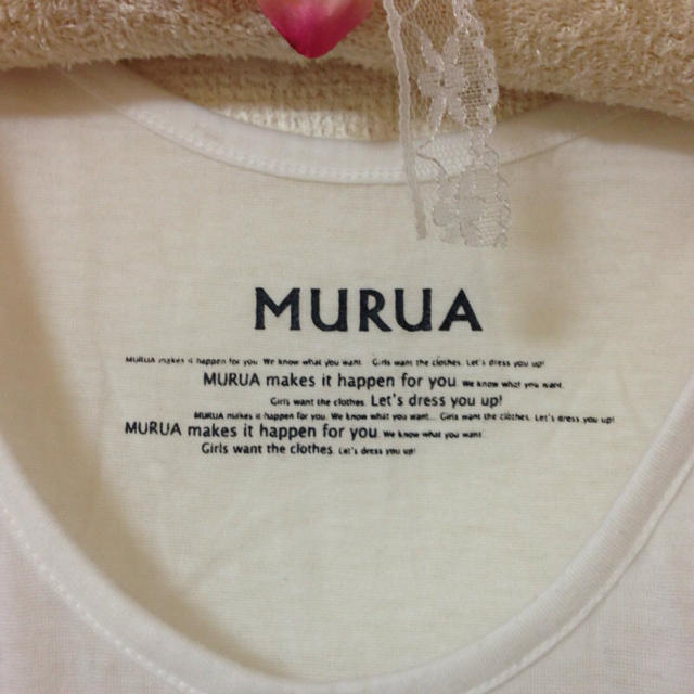 MURUA(ムルーア)のMURUA 新品タグ付き レースタンク レディースのトップス(Tシャツ(半袖/袖なし))の商品写真