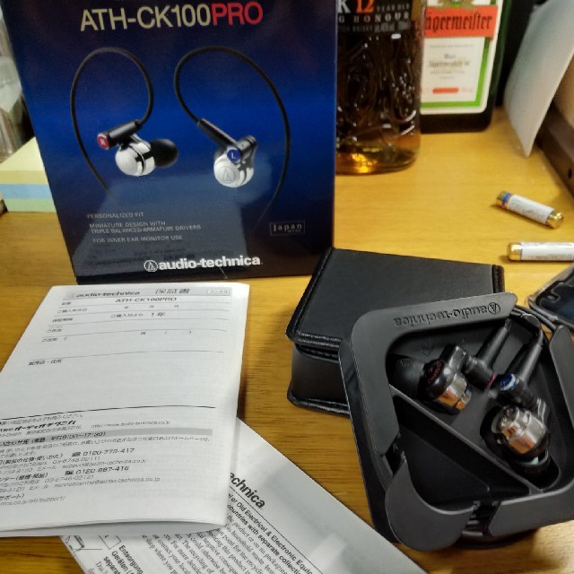 audio-technica(オーディオテクニカ)のATH-CK100PRO スマホ/家電/カメラのオーディオ機器(ヘッドフォン/イヤフォン)の商品写真