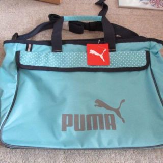 プーマ(PUMA)の【新品】PUMA　2WAYバッグ　水色(レッスンバッグ)