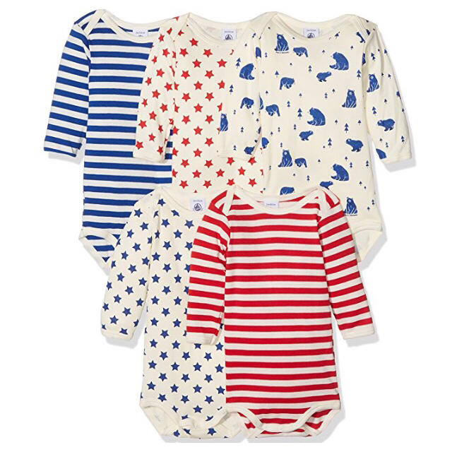 PETIT BATEAU(プチバトー)の【新品】プチバトー 2017AW ボディ ロンパース 肌着 24m キッズ/ベビー/マタニティのベビー服(~85cm)(ロンパース)の商品写真