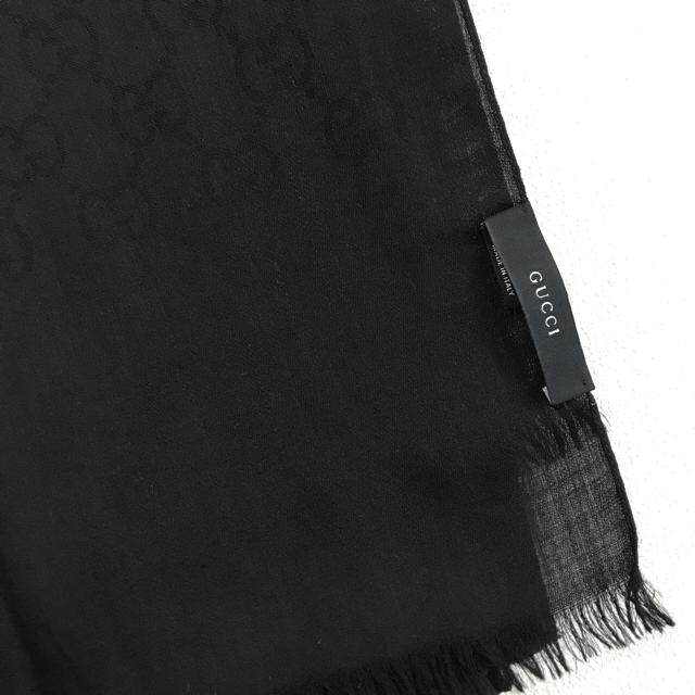 お値下げしました!GUCCI ストール ブラック-