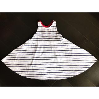 オールドネイビー(Old Navy)のオールドネイビー ボーダーワンピース 5T(110cm) 美品(ワンピース)