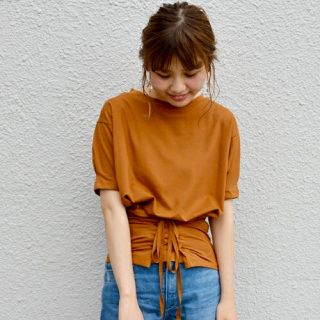 カージュ(Khaju)のシップス カージュ レースアップ コルセット Tシャツ(Tシャツ(半袖/袖なし))