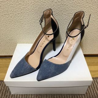 ダイアナ(DIANA)の最終お値下げ‼︎美品☆DIANA☆デニムストラップパンプス(ハイヒール/パンプス)