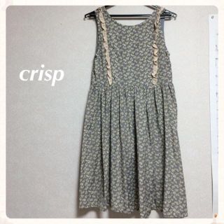 クリスプ(Crisp)の花柄ワンピース(ひざ丈ワンピース)