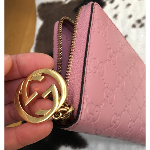 GUCCI - GUCCI長財布 ピンク 美品 の通販 by hanachan's shop GUCCI - GUCCI長財布 ピンク 美品 の通販 by hanachan's shop