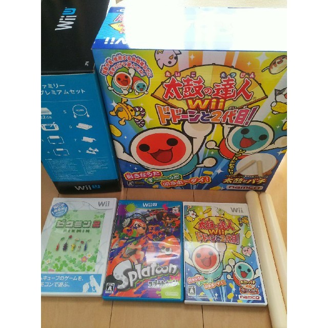 Wii U(ウィーユー)のWiiU本体＋ゲームソフトのセット エンタメ/ホビーのゲームソフト/ゲーム機本体(家庭用ゲーム機本体)の商品写真