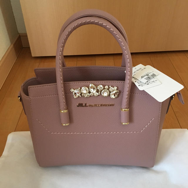 JILL by JILLSTUART - 新品ジルバイジルスチュアートビジューロイヤルズトート♥︎モーヴピンク