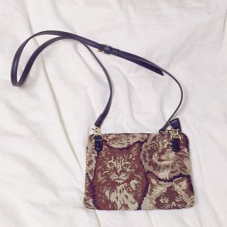 アズールバイマウジー(AZUL by moussy)のmoussy♡猫ゴブラン織ショルダーバッグ(ショルダーバッグ)