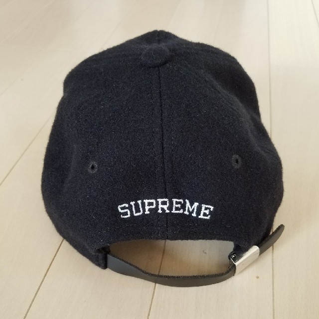 Supreme(シュプリーム)のsupreme wool シュプリーム キャップ　ロゴ　帽子　ブラック　黒 メンズの帽子(キャップ)の商品写真