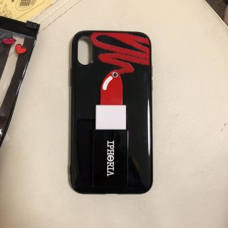 アイフォリア(IPHORIA)のIphoria Lipstick Red iPhone X ケース(iPhoneケース)