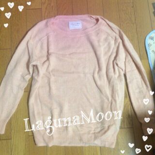 ラグナムーン(LagunaMoon)のLagunaMoon☆ピンクニット(ニット/セーター)