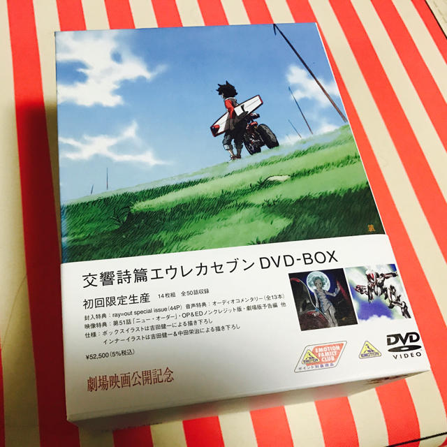 交響詩篇エウレカセブン DVD-BOX 初回限定生産版 エンタメ/ホビーのDVD/ブルーレイ(アニメ)の商品写真