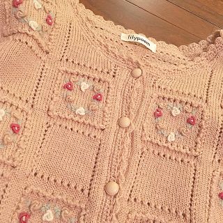 サンタモニカ(Santa Monica)のvintage flower cardigan (カーディガン)