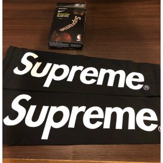 シュプリーム(Supreme)のsupreme/nike シュータースリーブL/XL 黒(バスケットボール)