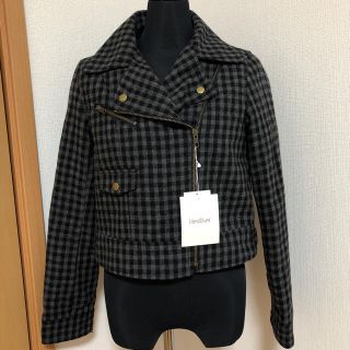 ヘザー(heather)の新品 ヘザー チェックライダースジャケット(ライダースジャケット)