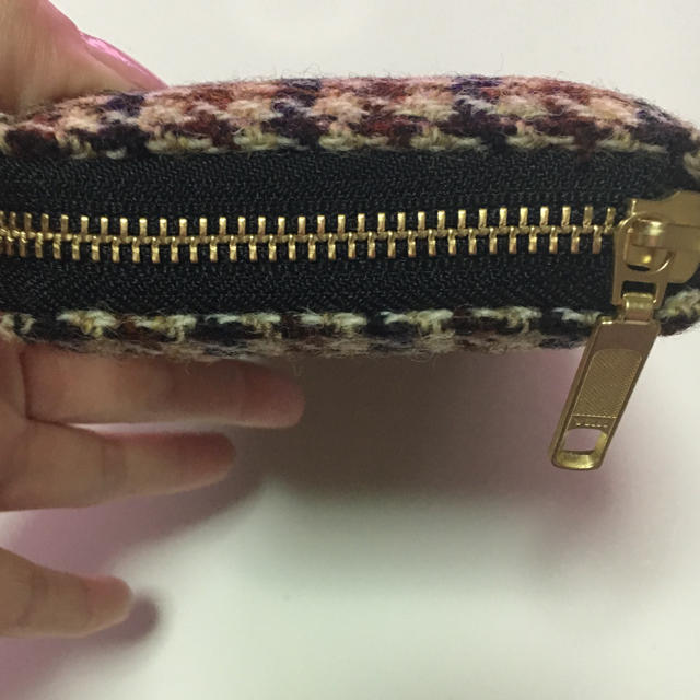 しまむら(シマムラ)のハリスツイード長財布 レディースのファッション小物(財布)の商品写真