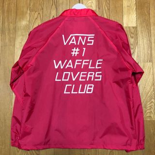 ダブルタップス(W)taps)の定価以下 赤L WTAPS × VANS VAULT COACH JACKET (ナイロンジャケット)