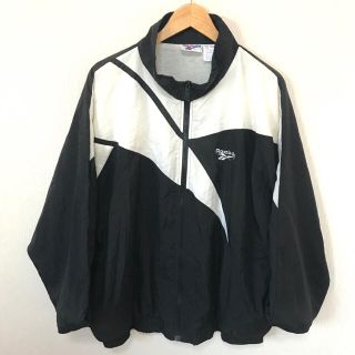 リーボック(Reebok)のヴェトモン元ネタ 90s リーボック ナイロンジャケット L モノトーン (ナイロンジャケット)