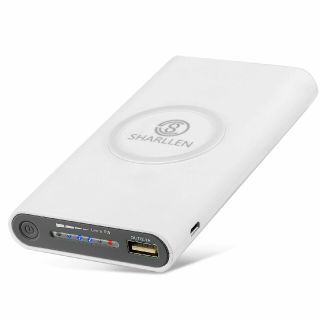 【新品】10000mAh 大容量 QI ワイヤレス モバイルバッテリー 充電器(バッテリー/充電器)