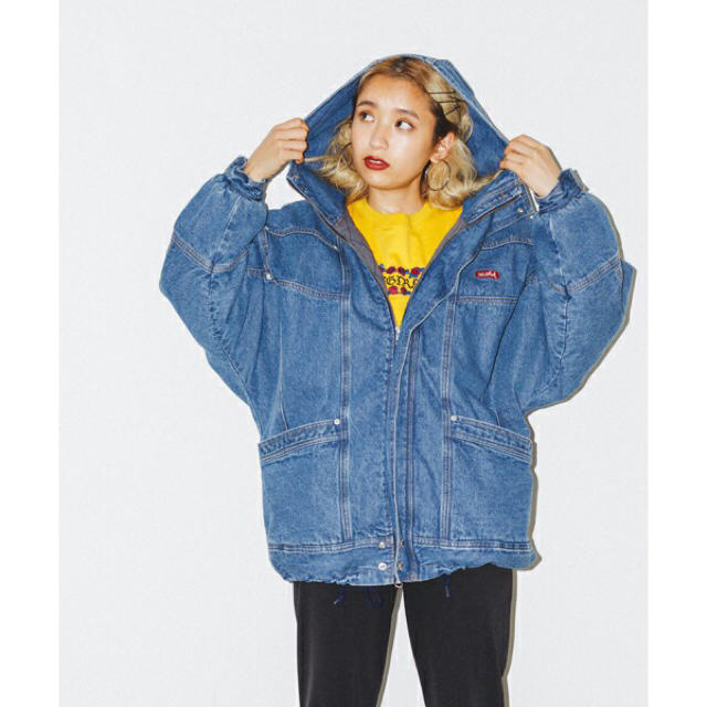 X-girl(エックスガール)のもっちゃん様専用 DENIM BLOUSON、ma1 レディースのジャケット/アウター(Gジャン/デニムジャケット)の商品写真