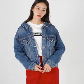 マウジー(moussy)のマウジーオフショルルーズＧジャン(Gジャン/デニムジャケット)