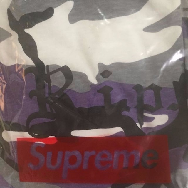 Supreme(シュプリーム)のLサイズ SUPREME16AW★R.i.p. L/S Tee 紫 メンズのトップス(その他)の商品写真