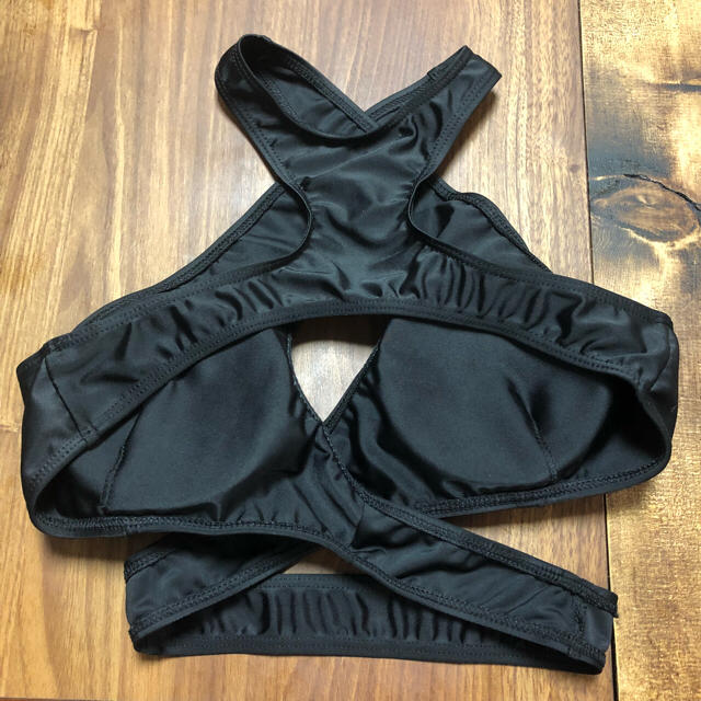 ALEXIA STAM(アリシアスタン)の【再入荷】 bikini➳シンプルクロスビキニ ブラック インポート レディースの水着/浴衣(水着)の商品写真