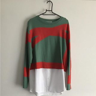 カルヴェン(CARVEN)の売り切り御免 カルヴェン ドッキングカットソー(Tシャツ/カットソー(七分/長袖))