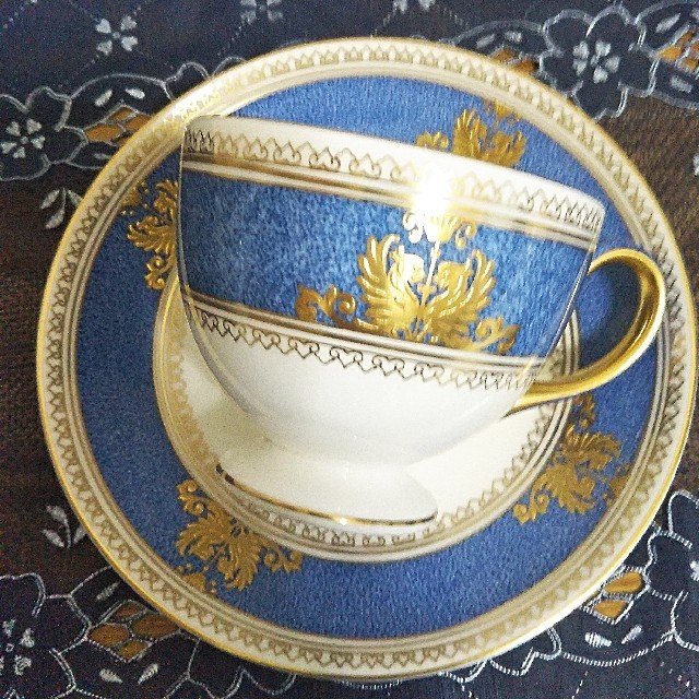 WEDGWOOD(ウェッジウッド)のyuan様専用 ウェッジウッド コロンビア パウダーブルー ルビー C＆S インテリア/住まい/日用品のキッチン/食器(グラス/カップ)の商品写真