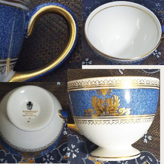 WEDGWOOD(ウェッジウッド)のyuan様専用 ウェッジウッド コロンビア パウダーブルー ルビー C＆S インテリア/住まい/日用品のキッチン/食器(グラス/カップ)の商品写真