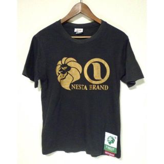 NESTA BRAND - 送料込 USA製 ネスタブランド ゴールド ロゴ プリント T ...