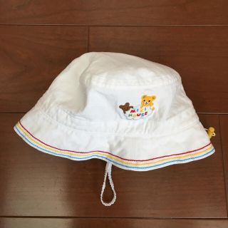 ミキハウス(mikihouse)の【美品】綿100% 春夏ぼうし♫(帽子)